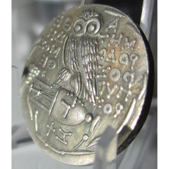 Athenian Tetradrachm Head of Athena and ΑΘΕ Owl, Very High Relief Antiqu… - Picture 2 of 4